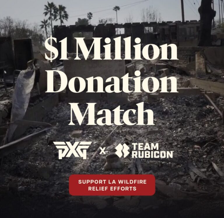 PXG issues $1M matching challenge benefitting Team Rubicon for California wildfire relief efforts