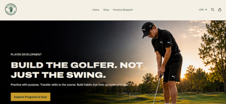 BE A GOLFER Expands Digital Shop With 17 Player Development Resources and a Facility License