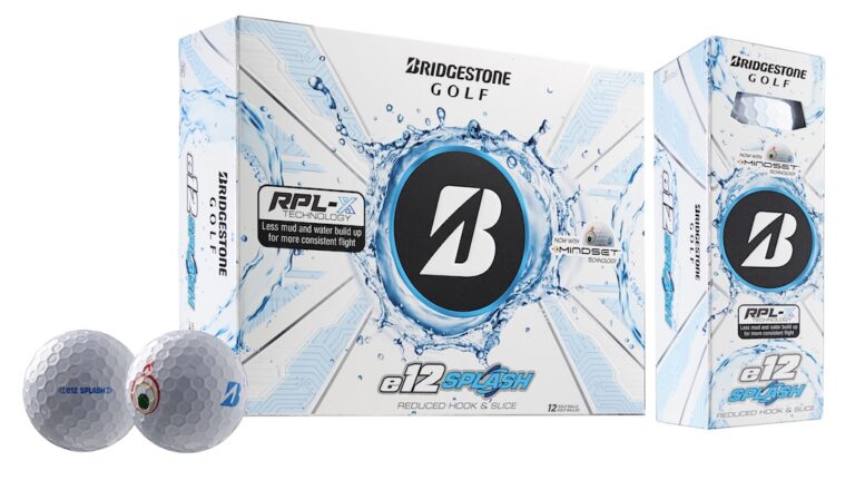 BRIDGESTONE GOLF UNVEILS NEW E12 SPLASH WITH INNOVATIVE WATER-REPELLENT COATING AND MINDSET TECHNOLOGY