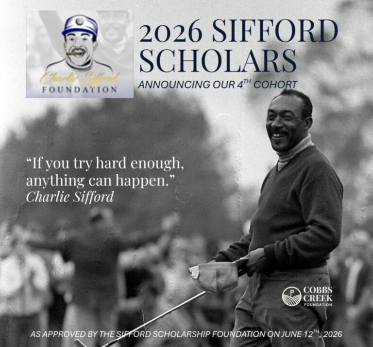Sifford Scholarship Fund Announces Fourth Cohort Of Sifford Scholarship Awardees