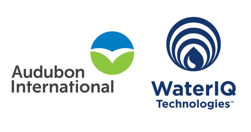 Audubon International Announces Partnership with WaterIQ Technologies